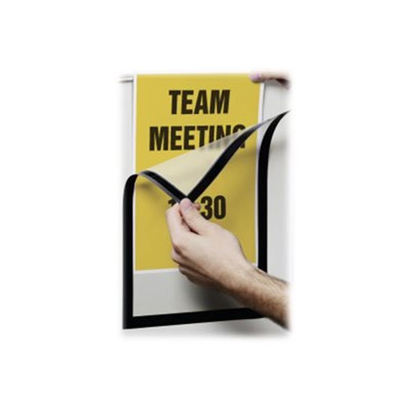 4005546981123-Durable Duraframe Magnetic - Cadre d'affichage magnétique - A4 - noir - pour surfaces mét-P_79425269_2-1