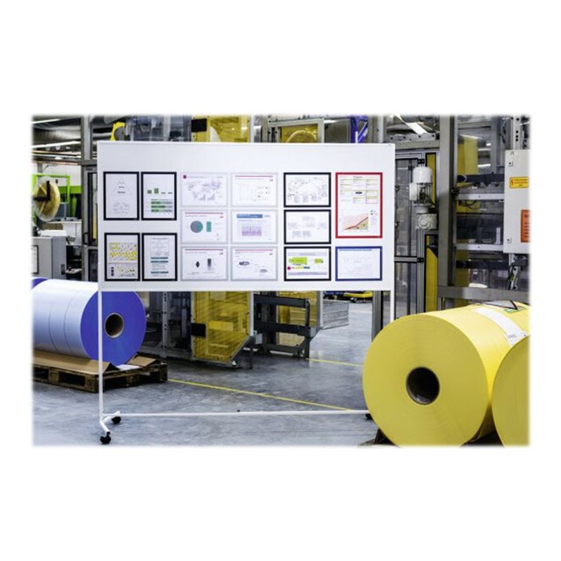 4005546981130-Durable Duraframe Magnetic - Cadre d'affichage magnétique - A4 - bleu - pour surfaces mét-P_79425270_4-3