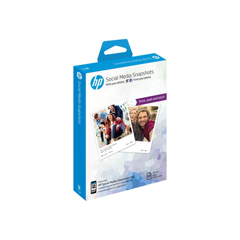 889899257166-HP Snapshots - Papier photo - 10 x 13 cm - 265 g/m² - 25 feuilles-P_79425281_2-0