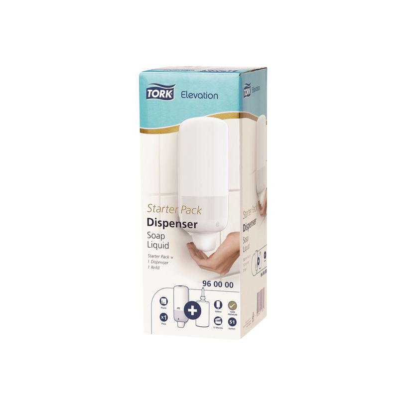 7322540356151-Tork Elevation Starter Pack S1 - Distributeur de savon liquide vendu avec 1 recharge-P_79425369_1-0