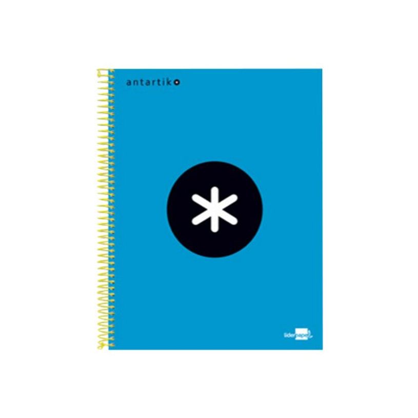 8423473745827-Antartik - Cahier à spirale A4 (21x29,7 cm) - 240 pages - petits carreaux (5x5 mm) - bleu -P_79425438_1-0