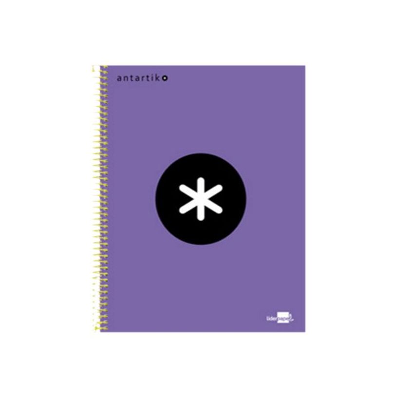 8423473745858-Antartik - Cahier à spirale A4 (21x29,7 cm) - 240 pages - petits carreaux (5x5 mm) - viole-P_79425441_1-0