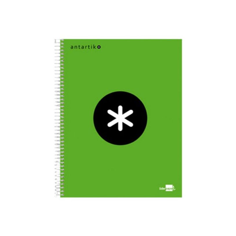 8423473745896-Antartik - Cahier à spirale A4 (21x29,7 cm) - 240 pages - petits carreaux (5x5 mm) - vert -P_79425445_1-0