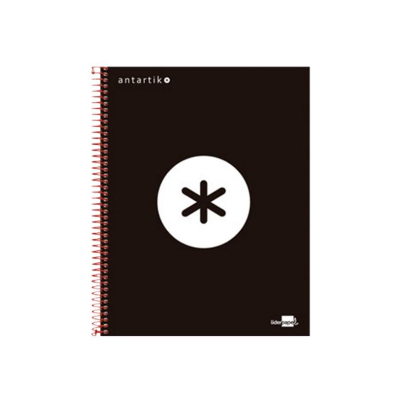 8423473745919-Antartik - Cahier à spirale A4 (21x29,7 cm) - 240 pages - petits carreaux (5x5 mm) - noir -P_79425447_1-0