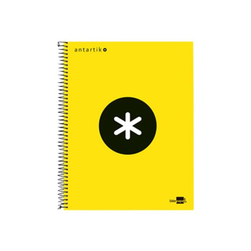 8423473745988-Antartik - Cahier à spirale A5 - 240 pages - petits carreaux (5x5 mm) - jaune-P_79425454_1-0
