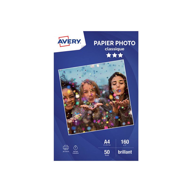 4004182067185-Avery - Papier Photo brillant - A4 - 160 g/m² - impression jet d'encre - 50 feuilles-P_79425524_1-0