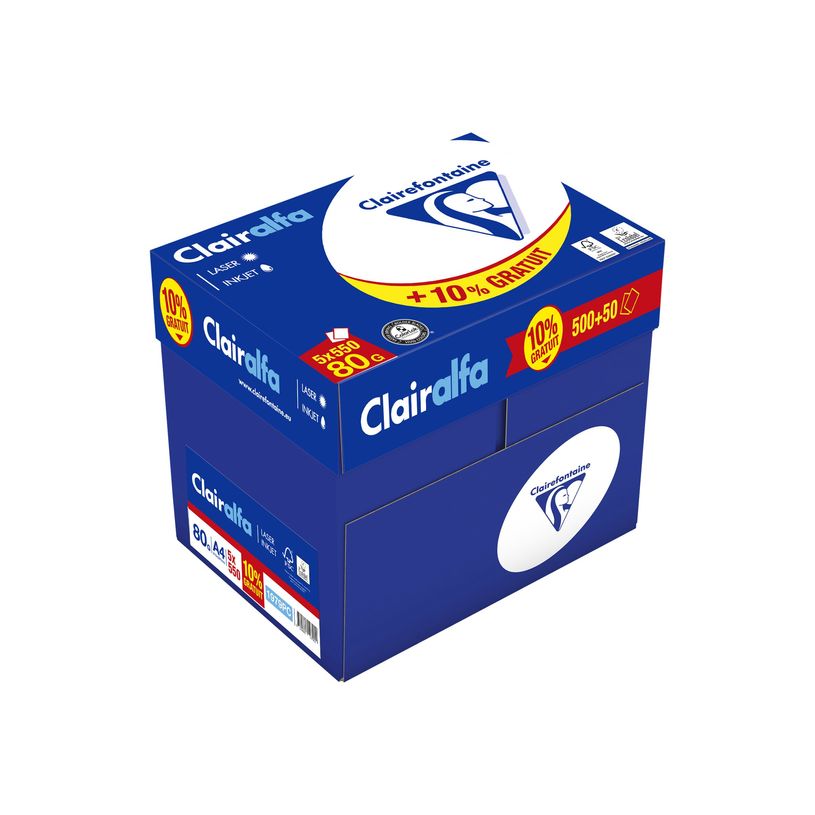3329685197926-Clairefontaine CLAIRALFA - Carton de 5 ramettes de 550 feuilles - 80g/m² - papier ordinair-P_79425581_1-0