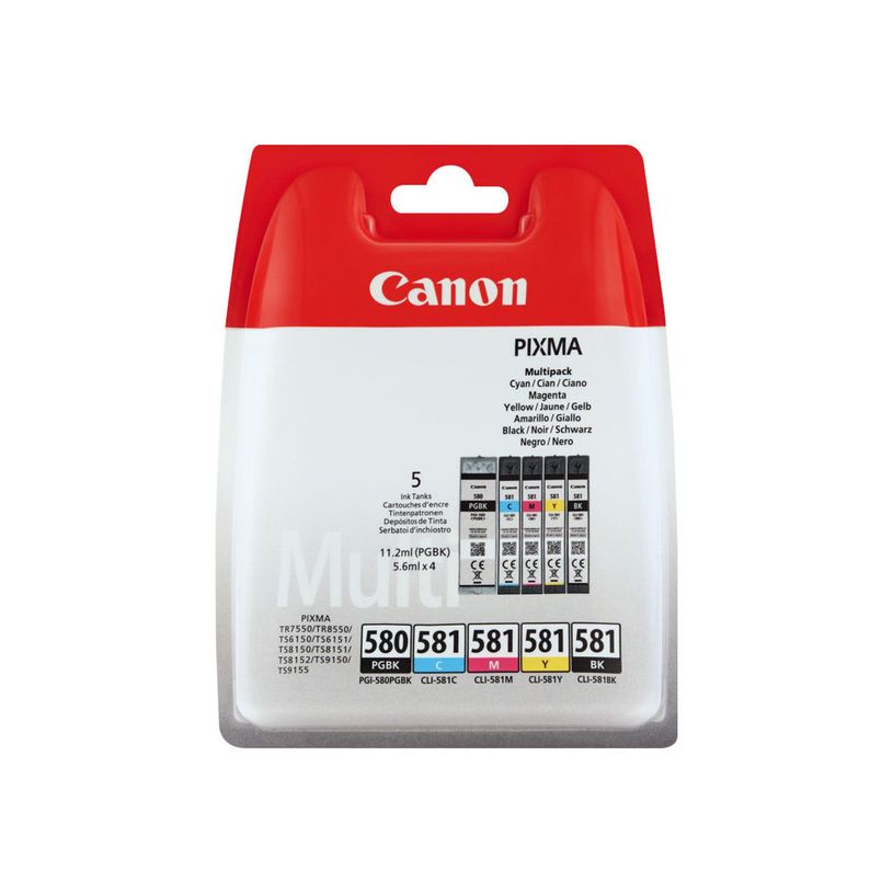 8714574679136-Canon CLI-581/PGI-580 - Pack de 5 - noir, noir photo, cyan, magenta, jaune - cartouche d'en-P_79425634_2-1