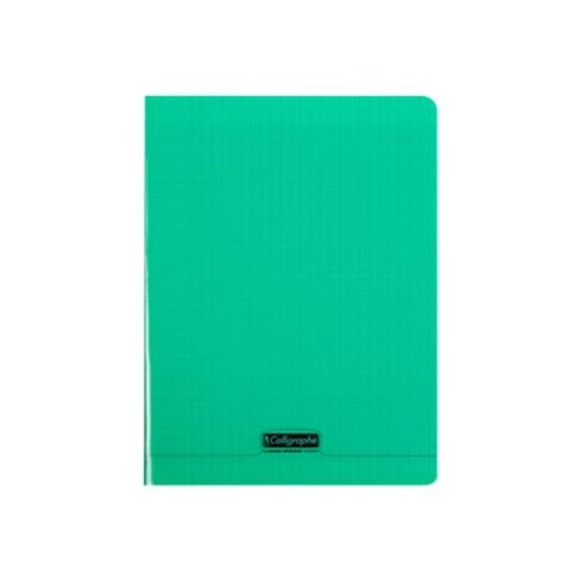 3210330183855-Calligraphe 8000 - Cahier polypro 24 x 32 cm - 96 pages - petits carreaux (5x5 mm) - vert-P_79425715_1-0