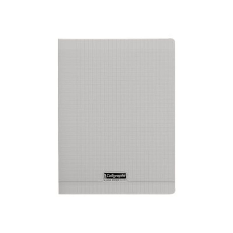 3210330183862-Calligraphe 8000 - Cahier polypro 24 x 32 cm - 96 pages - petits carreaux (5x5 mm) - gris-P_79425716_1-0