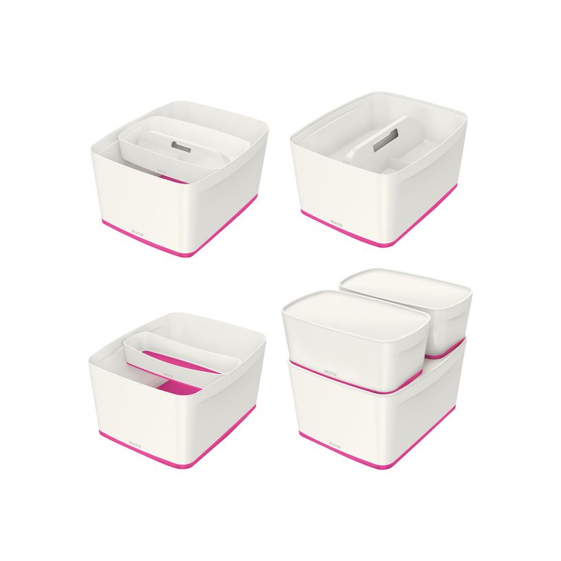 4002432116478-Leitz MyBox - Boîte de rangement format moyen - blanc/rose-P_79425778_5-0