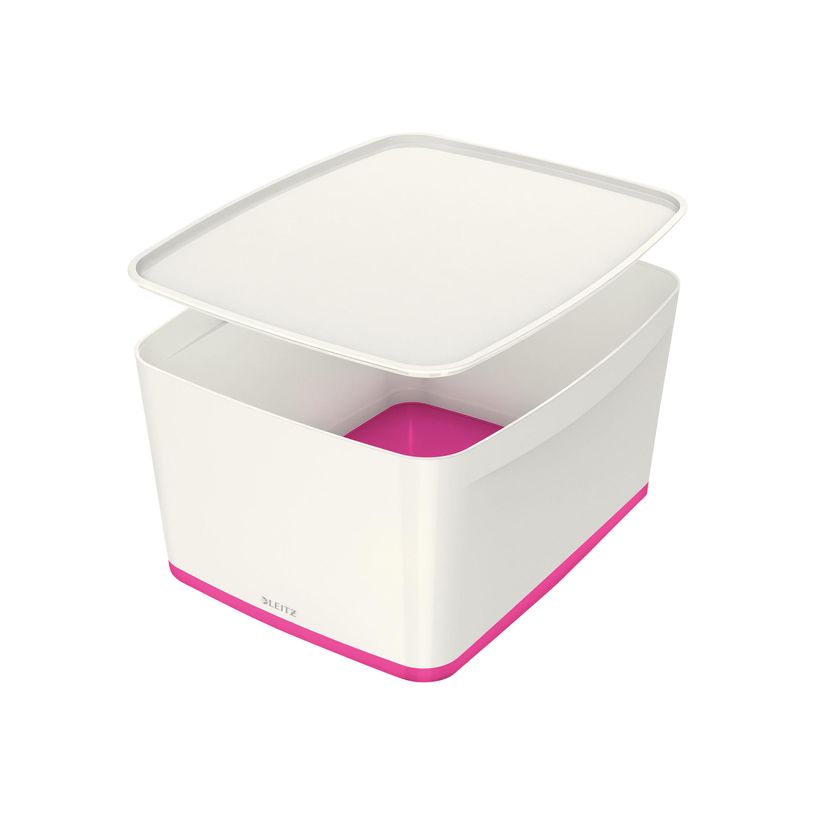 4002432116478-Leitz MyBox - Boîte de rangement format moyen - blanc/rose-P_79425778_6-1