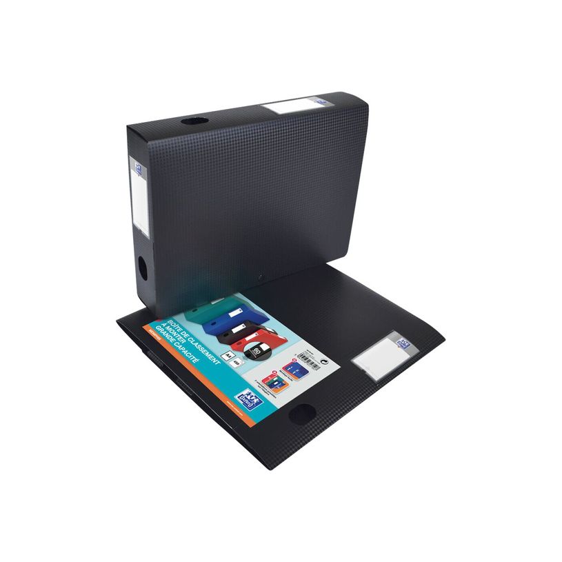 3045050357107-Oxford Memphis - Boîte de classement plastique - dos 60 mm - noir-P_79425821_2-1
