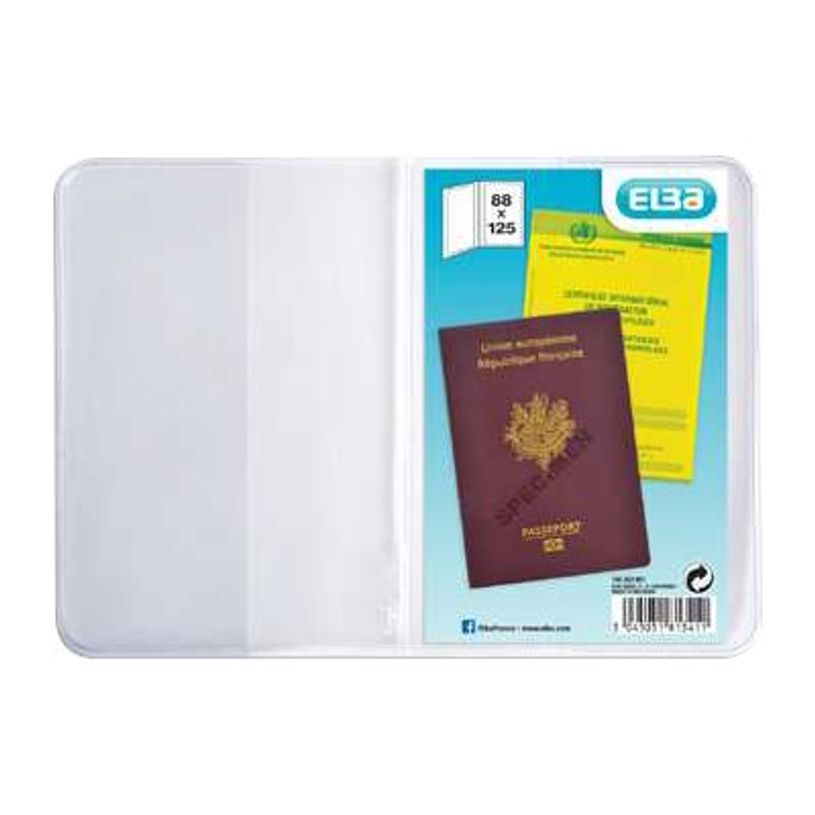 3045051813411-Etui pour passeport Oxford - 2 volets - PVC 20/100e - incolore-P_79425842_2-1