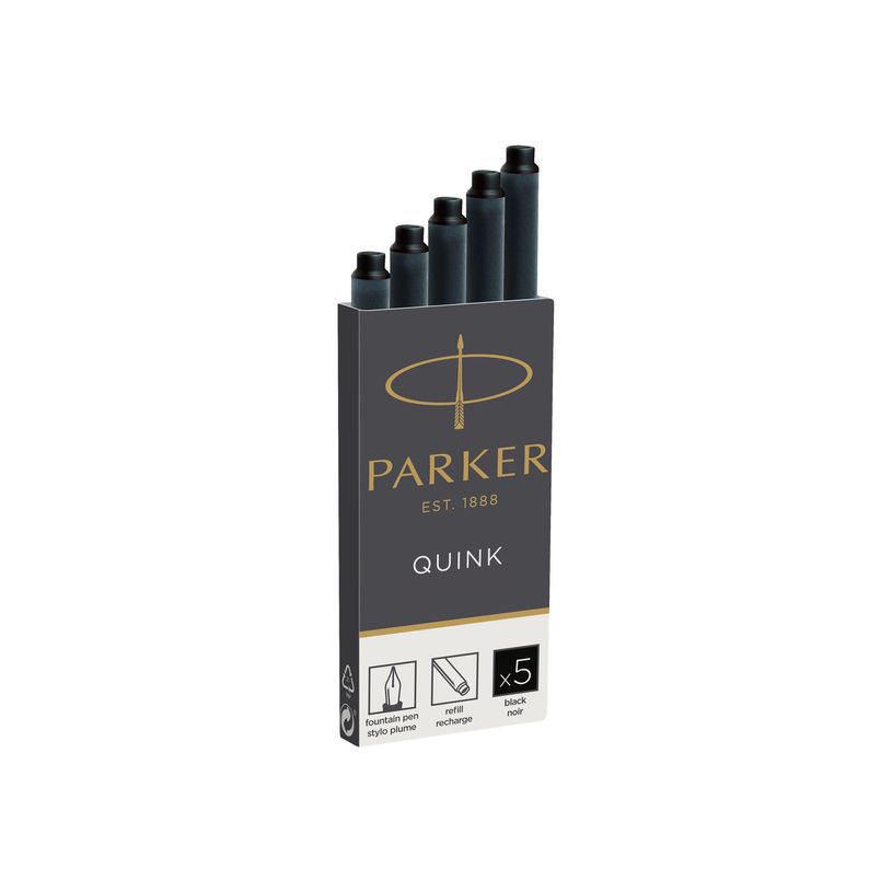 3501179503820-Parker Quink - 5 cartouches d'encre longues pour stylo plume - noir-P_79425930_1-1