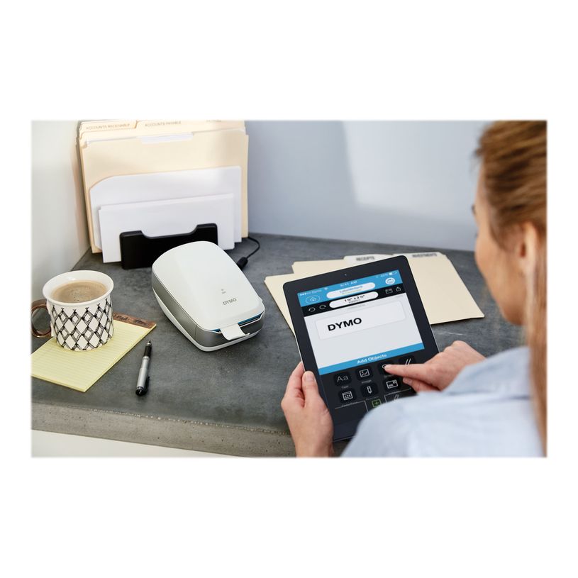 3501179805610-Dymo LabelWriter Wireless  -  Étiqueteuse  - imprimante d'étiquettes wifi monochrome  - impression-P_79425966_3-2