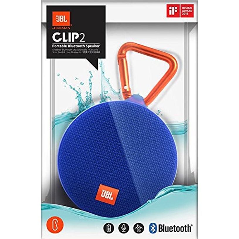 6925281915772-JBL Clip 2 - Mini enceinte sans fil - bluetooth - bleu-P_79425984_2-1