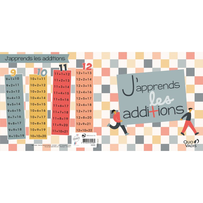 3371010395989-Quo Vadis - Mémo pédagogique Origami - Français - Perpétuel - 36x18 cm - Papier Clairefontaine blanc - Fabri--3