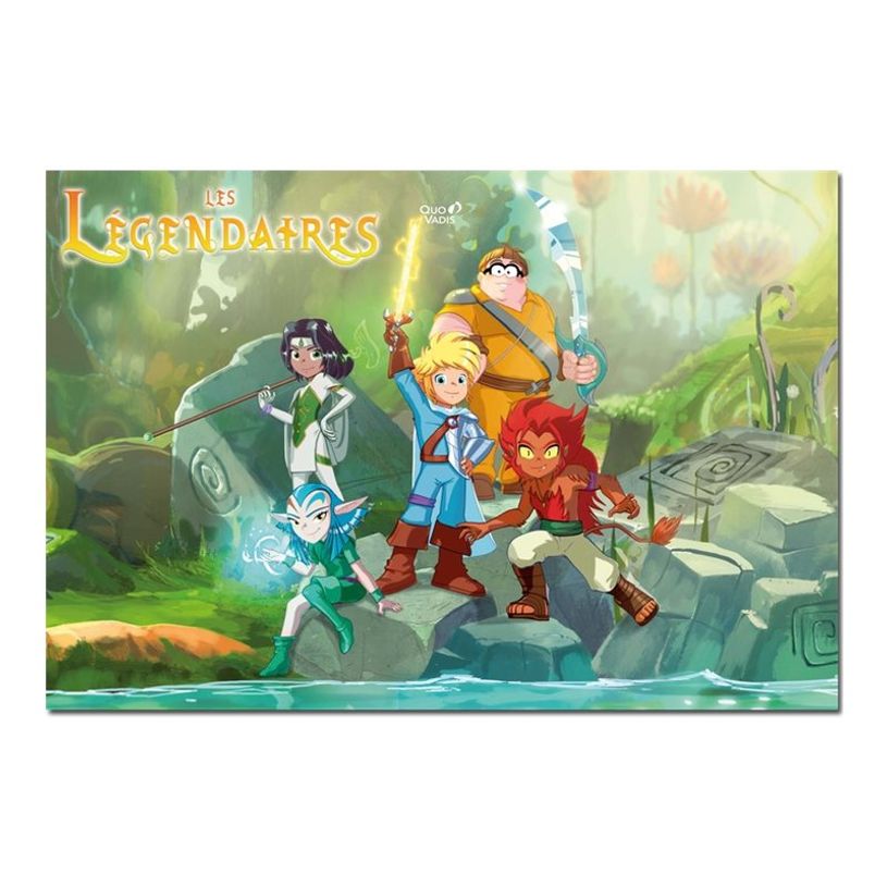 3371010404711-Quo Vadis Les Légendaires - Sous-main en carton - 55 x 37 cm-P_79426066_1-0