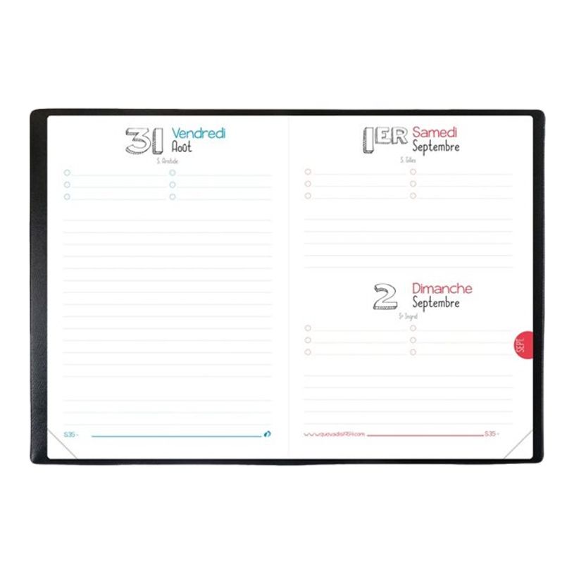 3371010410705-Quo Vadis - Agenda Galaxy - 1 jour par page - 10 x 15 cm - rouge-P_79426097_1-2