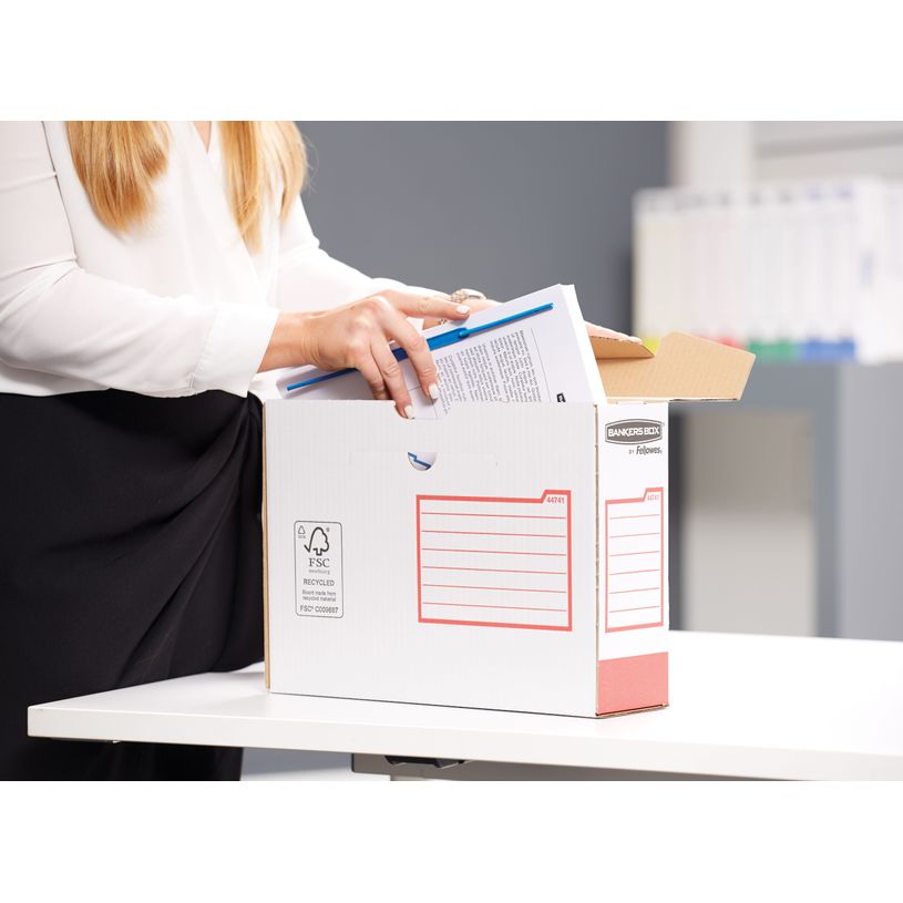 0043859720484-Bankers Box Heavy Duty A4+ - 8 boîtes archives - dos 10 cm - couleurs assorties - Fellowes--2