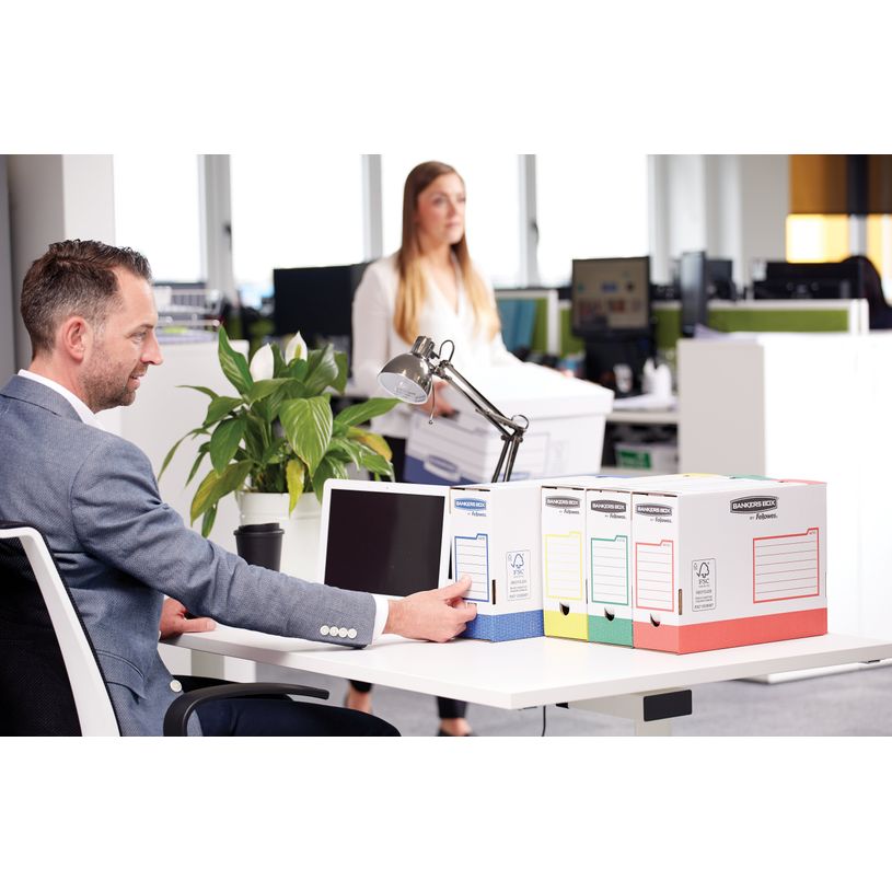 0043859720484-Bankers Box Heavy Duty A4+ - 8 boîtes archives - dos 10 cm - couleurs assorties - Fellowes--5