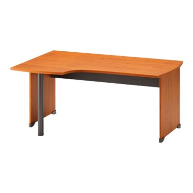 3483600739407-Bureau compact à gauche JAZZ+ - 160 cm - Pieds panneaux - Aulne-P_79426146_1-0