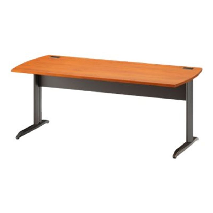 3483600740878-Bureau JAZZ+ - 180 cm - Pieds métal - Aulne-P_79426170_1-0