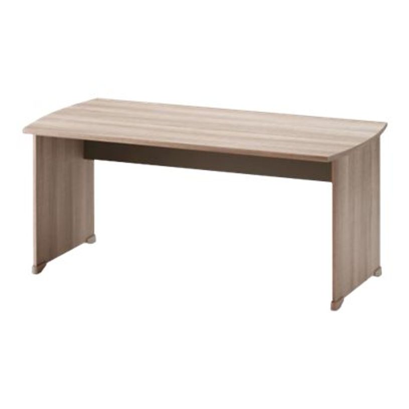3483600775450-Bureau JAZZ+ - 160 cm - Pieds panneaux - Chêne gris-P_79426186_1-0