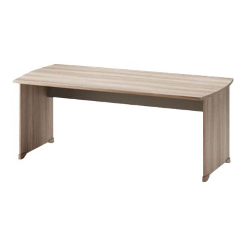3483600783905-Bureau JAZZ+ - 180 cm - Pieds panneaux - Chêne gris-P_79426194_1-0