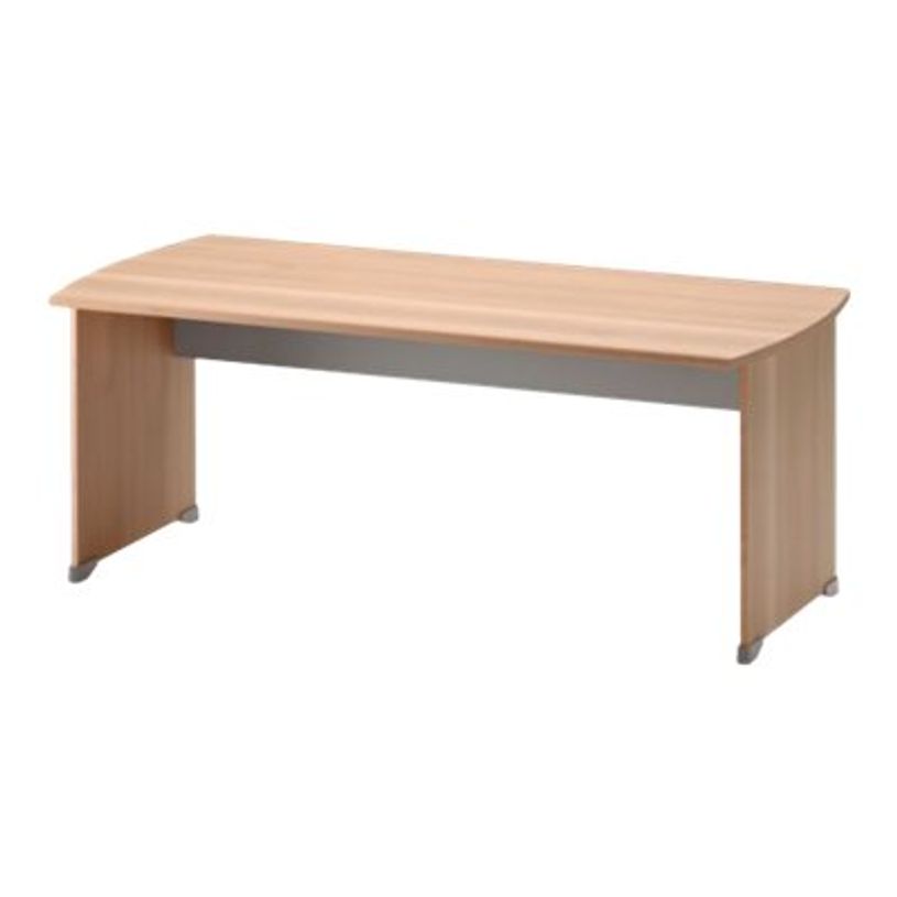 3483600784384-Bureau JAZZ+ - 180 cm - Pieds panneaux - Hêtre-P_79426239_1-0