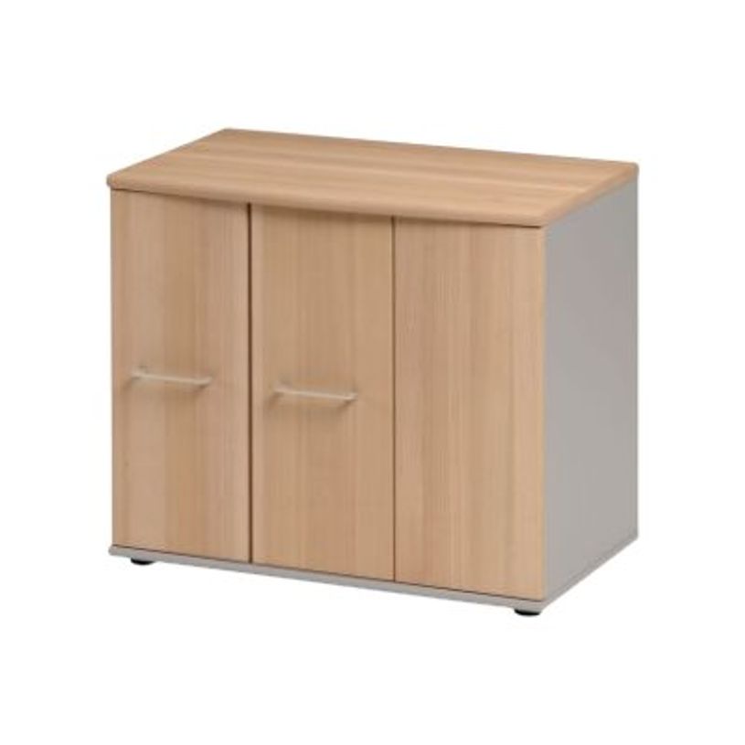 3483600784483-Rangement bas JAZZ+ - L80 x H71 x P48 - 3 portes - Hêtre-P_79426248_1-0