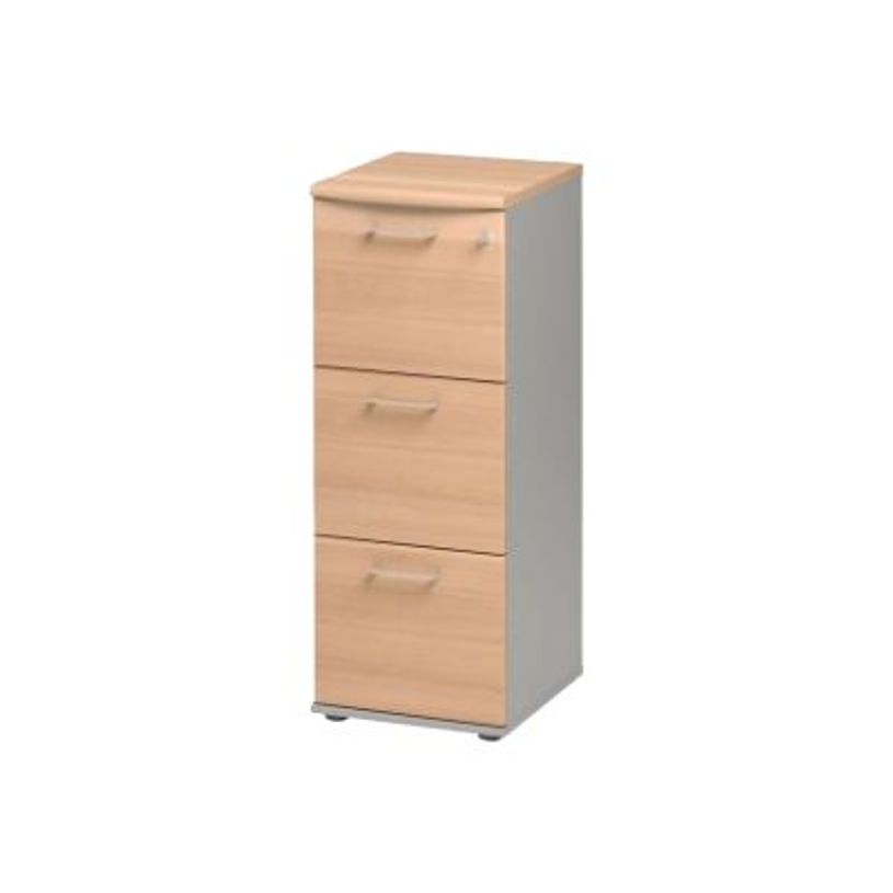 3483600784629-Classeur 3 tiroirs JAZZ+ - pour dossiers suspendus - Hêtre ambré-P_79426260_1-0