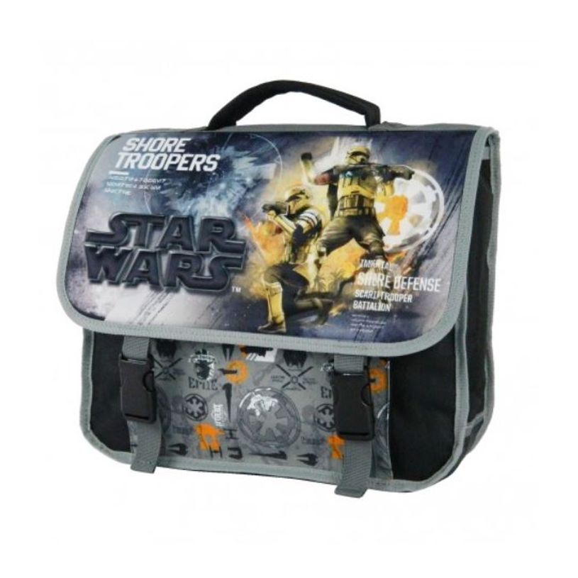 4891320414808-Star Wars Cartable 38 cm noir/gris 2 compartiments Bagtrotter -P_79426493_3-2