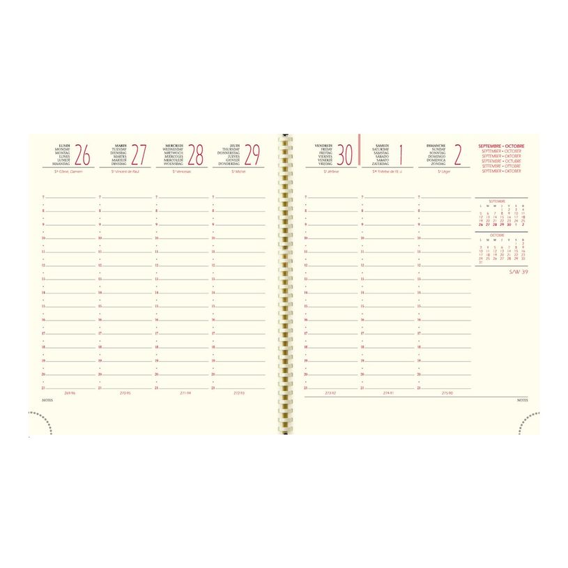 3660942057738-Agenda de bureau spiralé 16 mois Méline - 1 semaine sur 2 pages - 15 x 17 cm - disponible dans diff-P_79426537_7-6