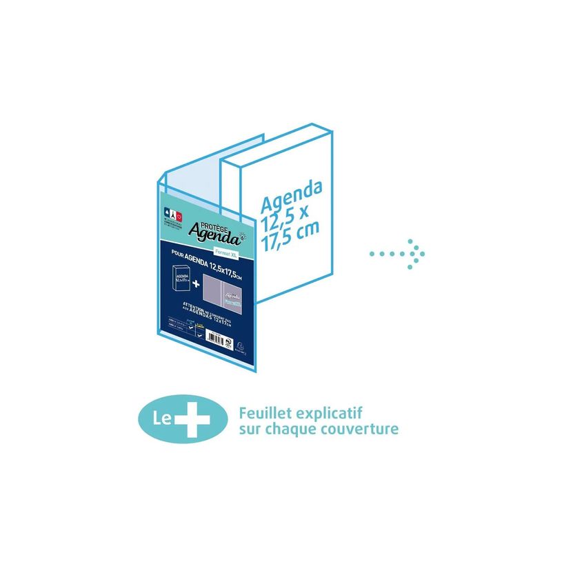 3660942058179-Protège-agenda XL - 12,5 x 17,5 cm - Exacompta-P_79426538_3-2