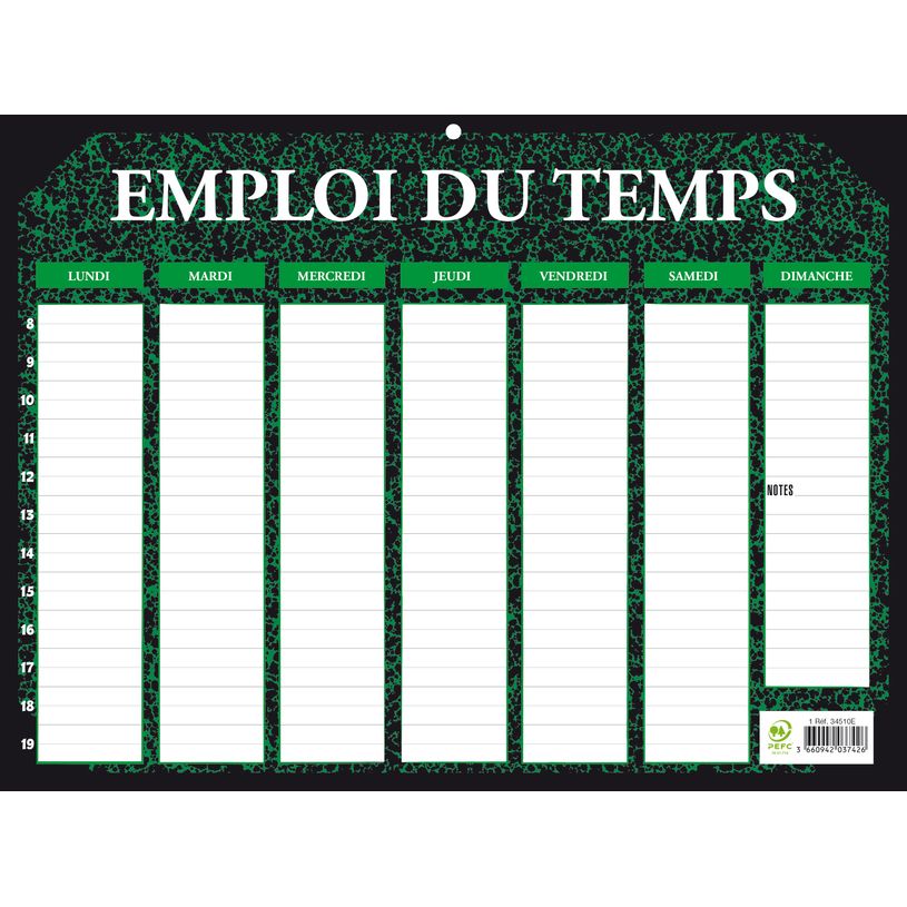3660942060622-Emploi du temps Marbré 29,5 x 22 cm - Exacompta-P_79426553_1-0