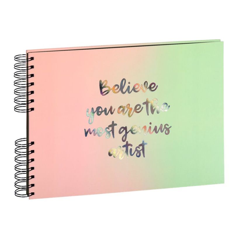 3130630181439-Exacompta - Abum photos - spirale - 32x22 cm - 50 pages noir - candy blue-P_79426555_1-0