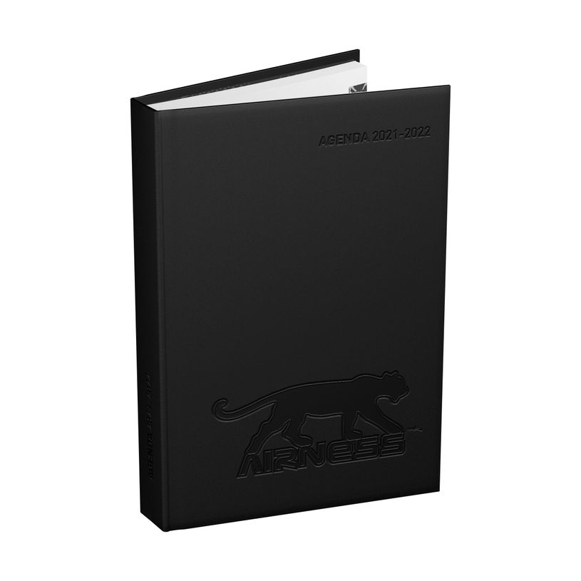 3147280103179-Agenda rigide Airness Alaric - 1 jour par page - 12 x 17 cm - noir - Hamelin-P_79426862_2-1