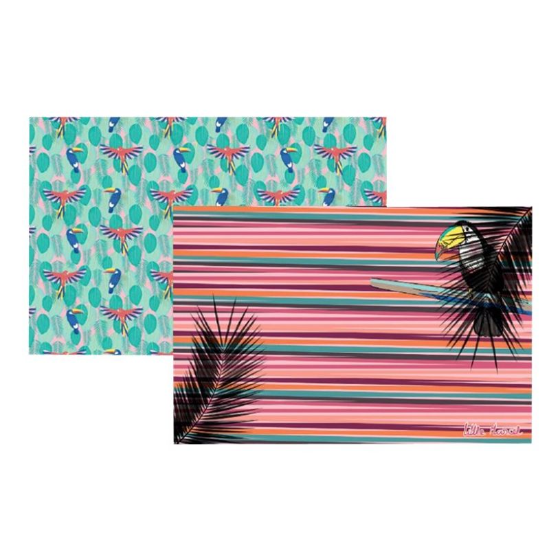 3329688127043-Little Marcel - Sous-main oiseaux tropicaux - Clairefontaine-P_79426997_1-0