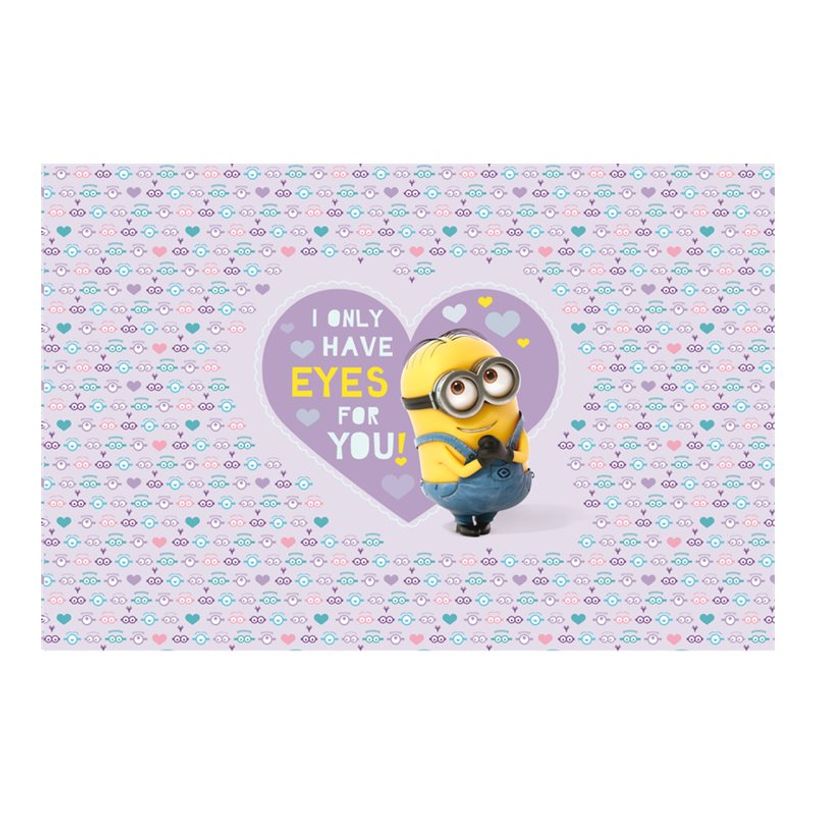 3329688127500-Les Minions - Sous-main 60 x 40 cm - modèle coeur - Clairefontaine-P_79427037_1-0