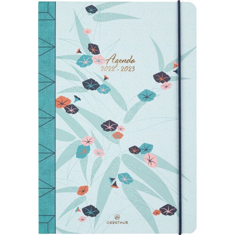 3664447026022-Agenda à élastique Sakura 15 - 1 semaine sur 2 pages - 3 décors au choix - Oberthur-P_79427146_4-2