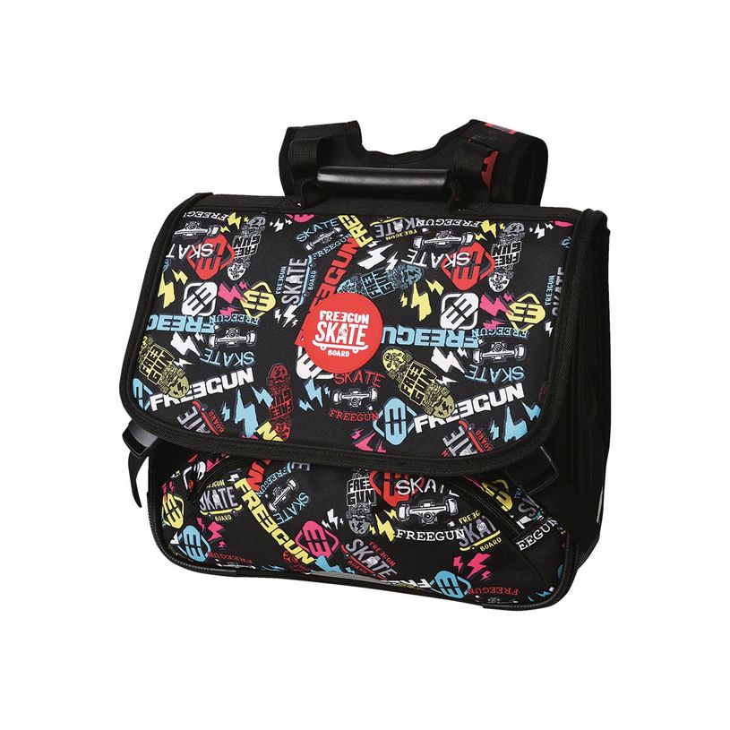 3664447100777-Freegun Primaire - Cartable 38 cm - 2 compartiments - Oberthur-P_79427160_7-6