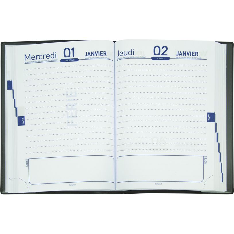 3664447027746-Agenda Cirrus - 1 jour par page - 12,5 x 17,5 cm - disponible dans différentes couleurs - -P_79427165_5-4