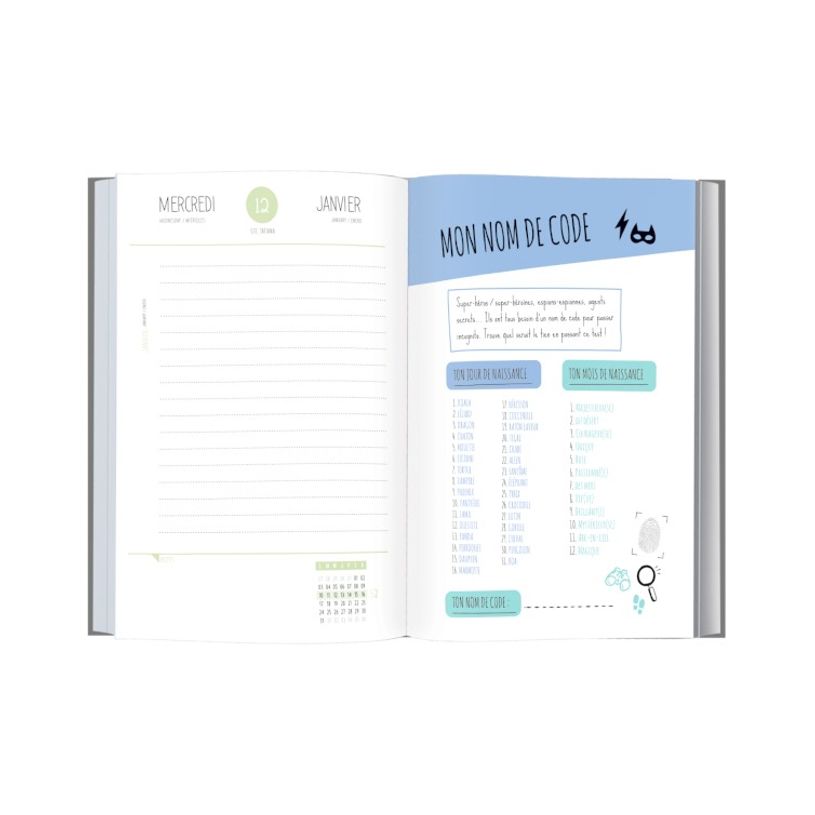 3664447027784-Agenda Kaporal Boy Primaire - 1 jour par page - 12,5 x 17,5 cm - 2 décors au choix - Obert-P_79427168_3-2