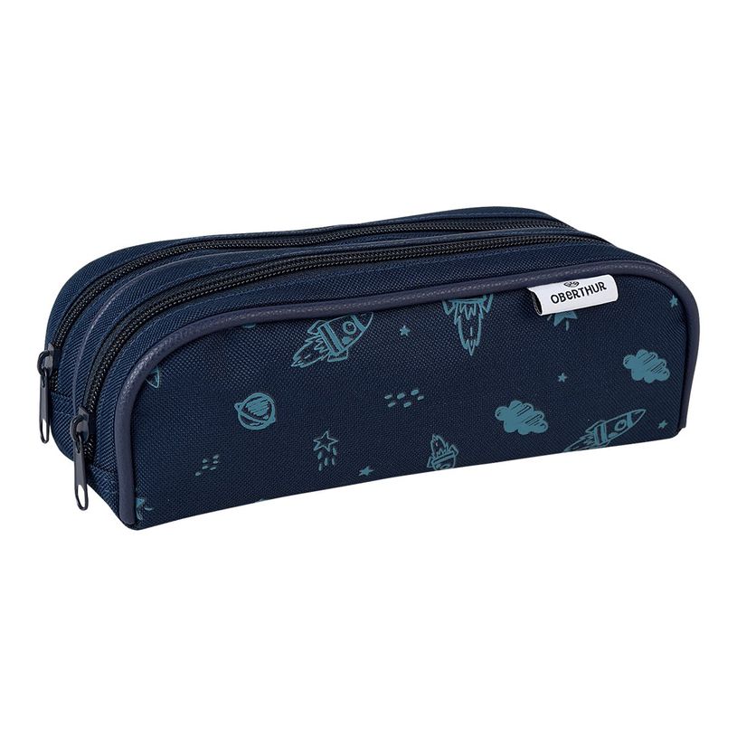 3664447028057-By Oberthur Boy Trousse Rectangulaire Bleu 2 compartiments Oberthur -P_79427178_1-0