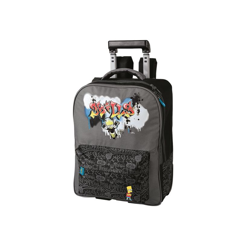 3664447029504-Simpsons Sac à dos à roulettes 2 compartiments Oberthur -P_79427200_1-0