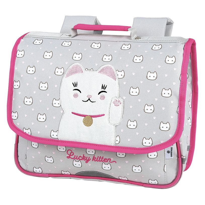 3664447102801-Cartable Chaton ou Fusée 35 cm - 1 compartiment - Exclusivité Bureau Vallée - Oberthur-P_79427260_3-2