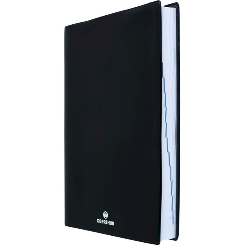 3664447128566-Agenda noir Exclusivité Bureau Vallée - 1 jour par page - 12 x 17 cm - Oberthur-P_79427262_2-0