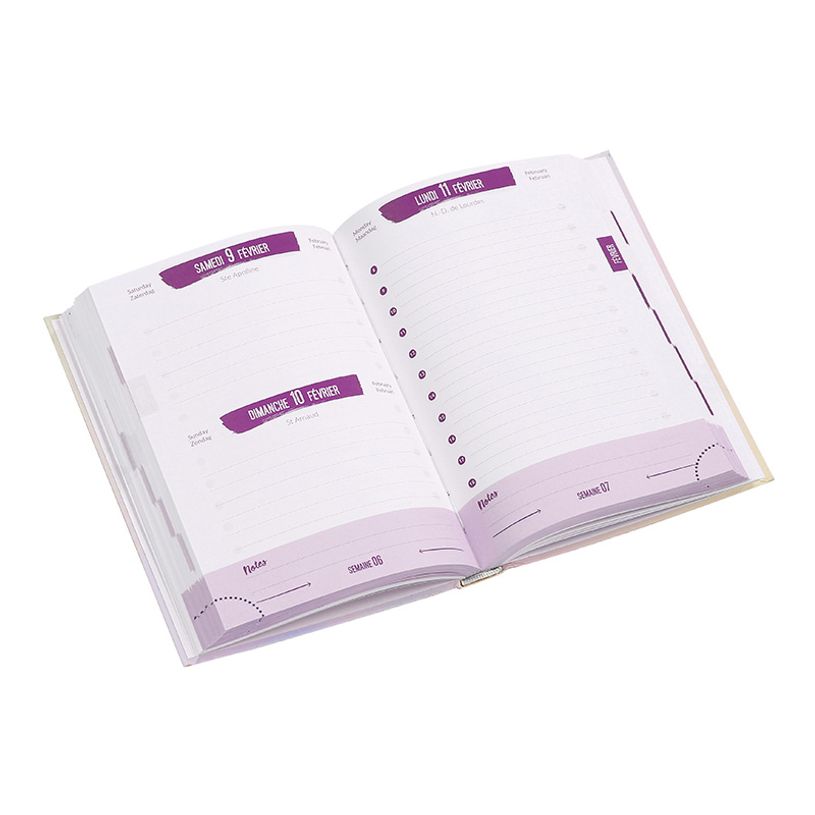 3135257147790-Agenda Glamour - 1 jour par page - 12 x 17 cm - disponible dans différentes couleurs - Viq-P_79427518_2-1